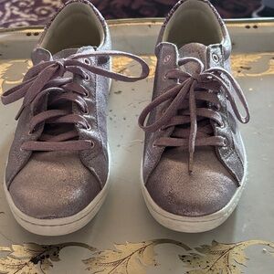 Kate Spade x Keds Glittery Purple Sneakers
